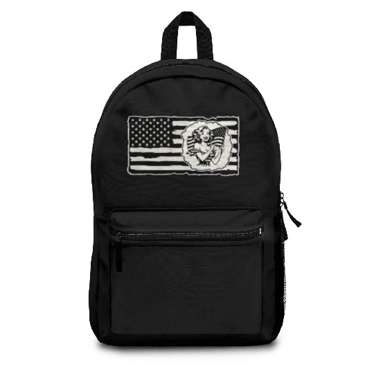 Retro Flag Girl © LIKE US ON FACEBOOK # Backpacks