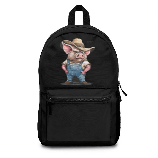 Hillbilly Pig Farmer – Redneck Village Life Backpacks