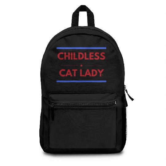 Childless cat lady Backpacks