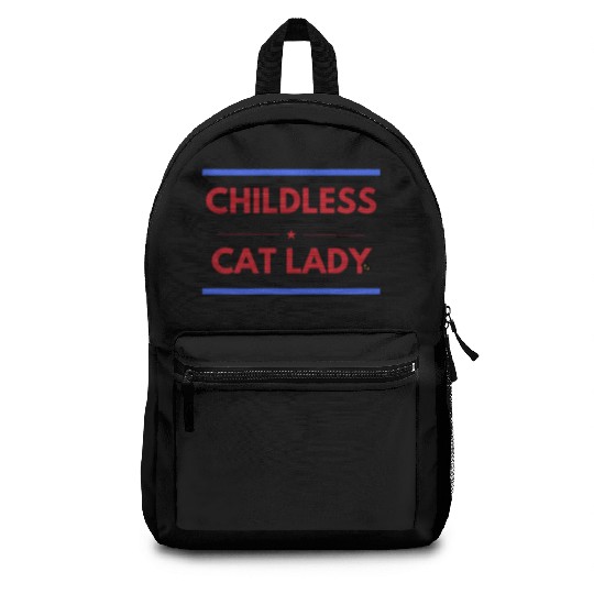 Childless cat lady Backpacks