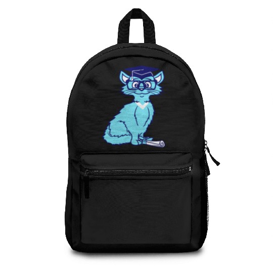 College Degree Cat School-leaving Certificate Pass Backpacks