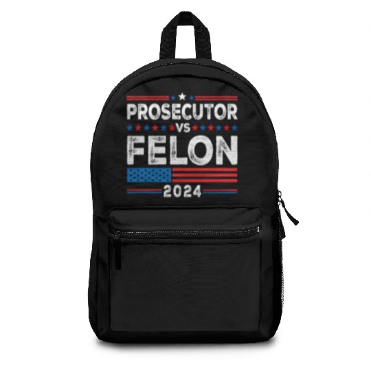 Funny Voting Election 2024 Prosecutor vs Felon Backpacks