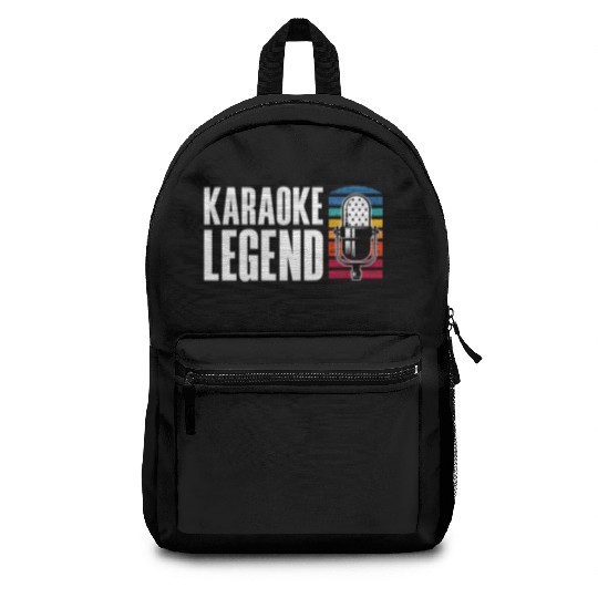 Karaoke Legend Microphone Retro Backpacks