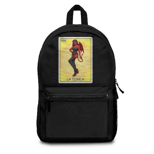 La Toxica Card Funny Toxic Women's La Toxica Backpacks