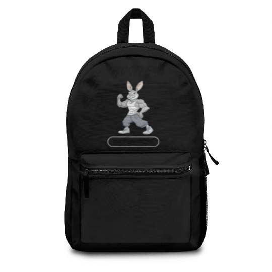 Hustle For That Muscle Bunny Backpacks