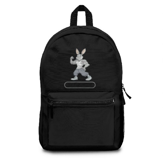 Hustle For That Muscle Bunny Backpacks