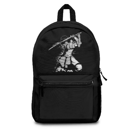 Kanji Japan Katana Sword Ninja Samurai Backpacks