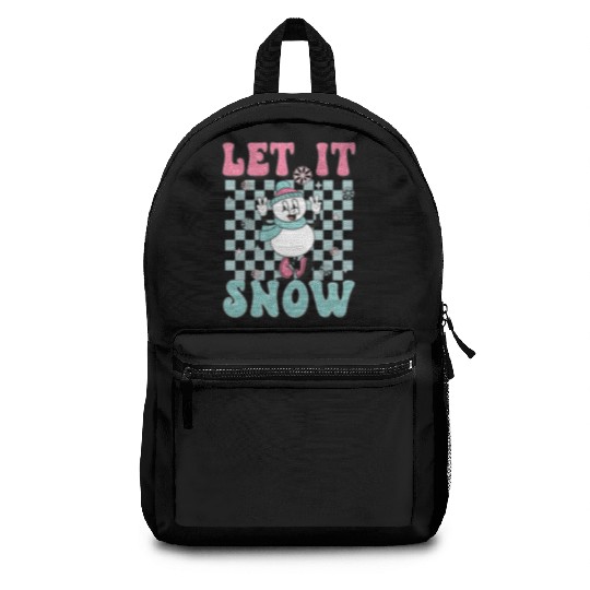 Let It Snow Funny Holiday Christmas Backpacks