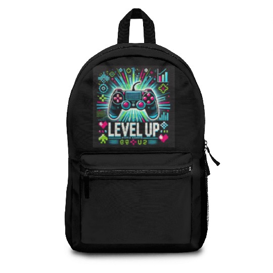 game level up Backpacks