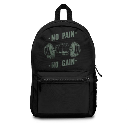 No Pain, No Gain Backpacks