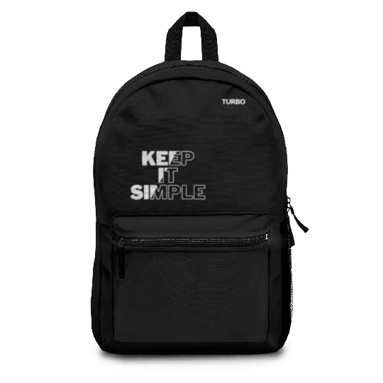 TURBO "KEEP IT SIMPLE" Merch Backpacks