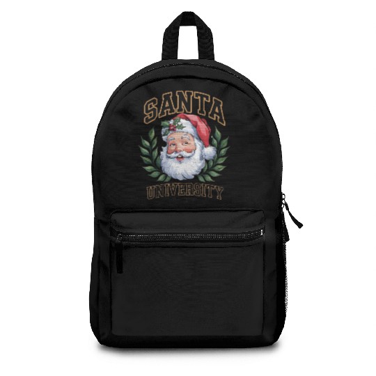 Santa University Est. 1836, santae, newe year gift Backpacks