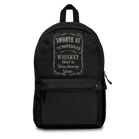 Smooth as Tennessee Whiskey Funny Humour Vacation Backpacks