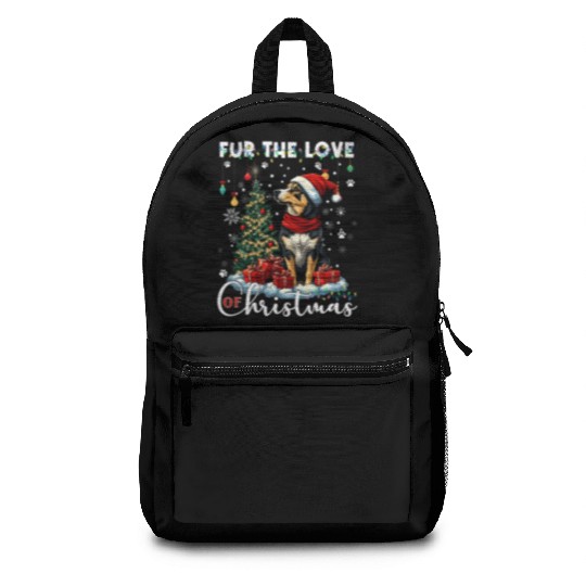 French Bulldog Christmas Tree Decoration Dog Lover Backpacks