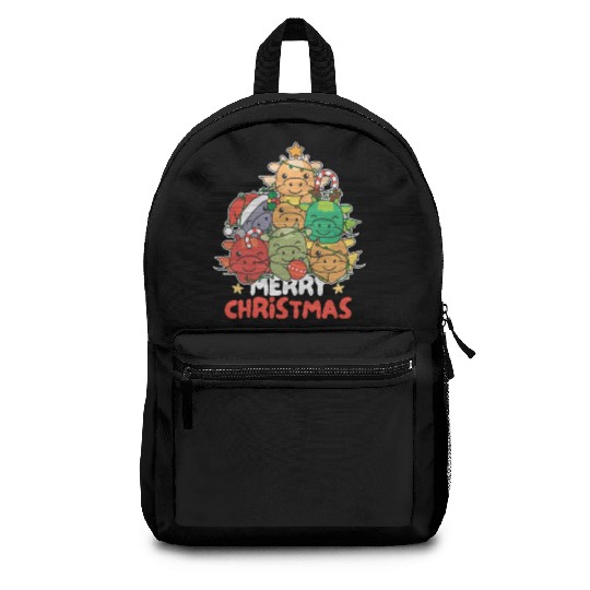 Dragon Christmas Tree Merry Christmas Backpacks