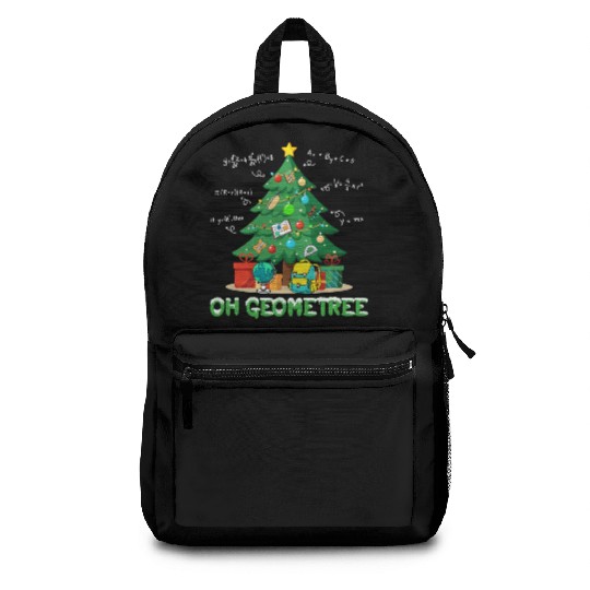 Christmas Math Teacher Oh Geometree Backpacks