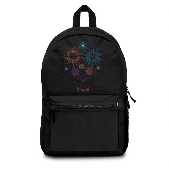 Joyous Fireworks for Diwali Festival Backpacks
