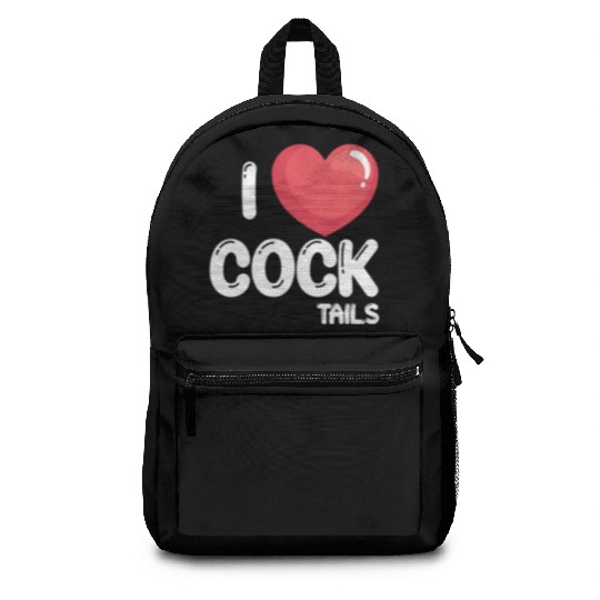 Funny I Love Cocktails 2 Backpacks