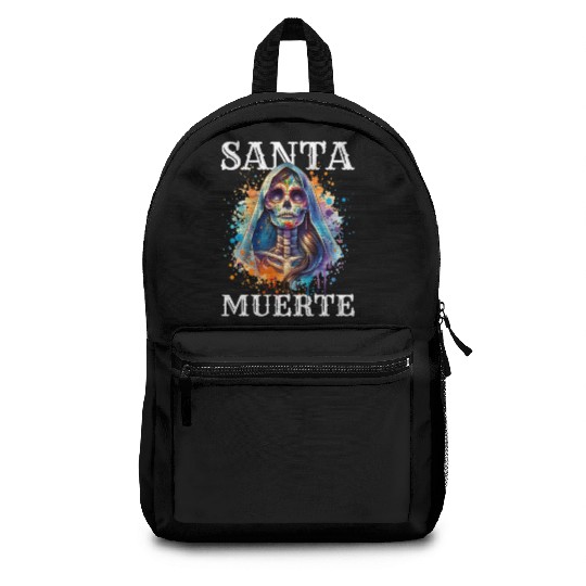 Santa Muerte for Karnival, Halloween and Día de Backpacks
