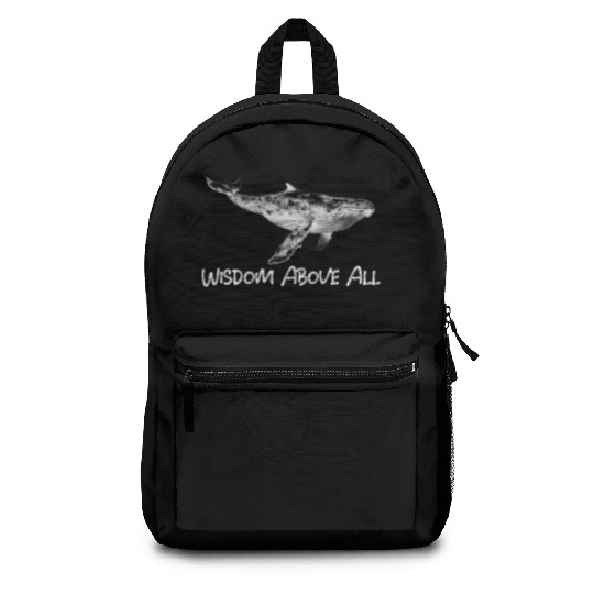 Whale Stoic Backpacks Wisdom Above All