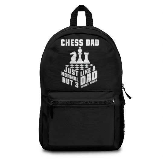 Cool Chess Player Art 8 Backpacks