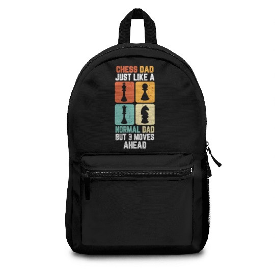 Cool Chess Player Art 10 Backpacks