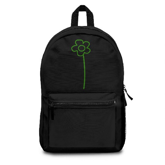 Green Daisies Flower Spring Summer Little Flowers Backpacks
