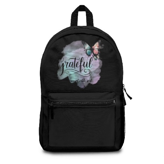 grateful is the sign of noble souls Backpacks