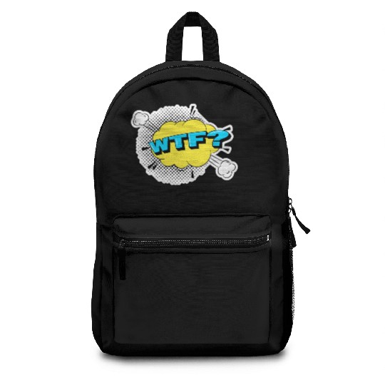 WTF Wine Turkey Family Funny Thanksgiving Backpacks