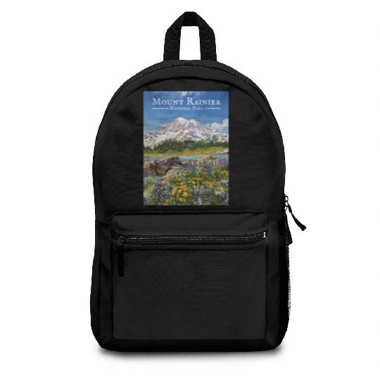 Mount Rainier Paradise Meadows Backpacks