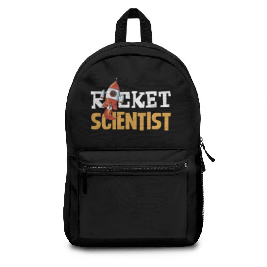 Rocket Scientist Cute Cartoon Rocket Fun Backpacks