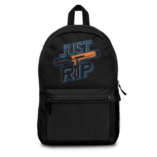 Just the Rip – Vintage welder sticker Backpacks