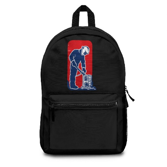 major league welder sticker Funny Welder League Backpacks