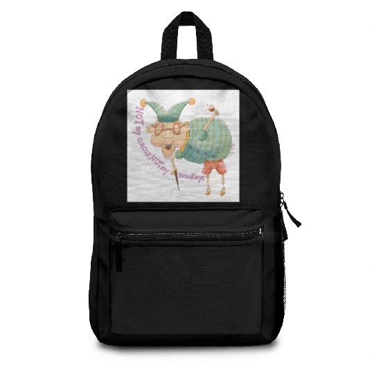 Not my Circus, not my monkeys Backpacks