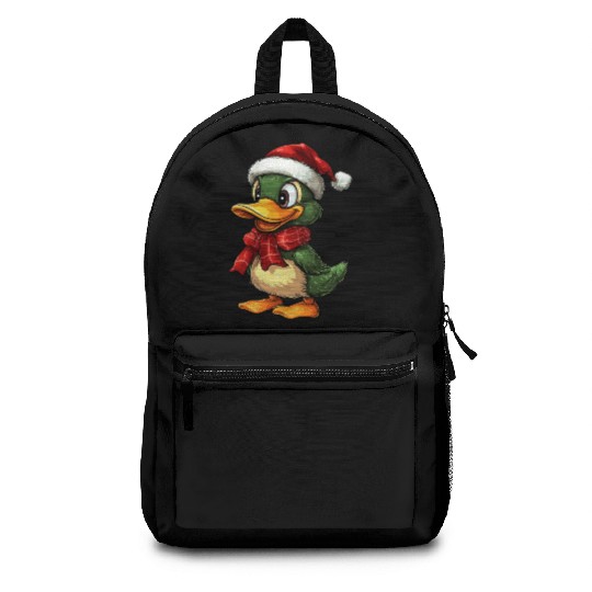 Christmas duck Backpacks