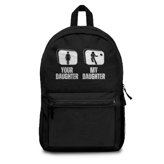 Rugby Player Your Daughter My Daughter Proud Dad Backpacks