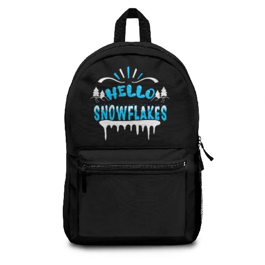 Hello Snowflakes Backpacks
