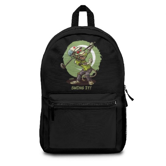 Swing It: Zombie Monkey Golfer Backpacks