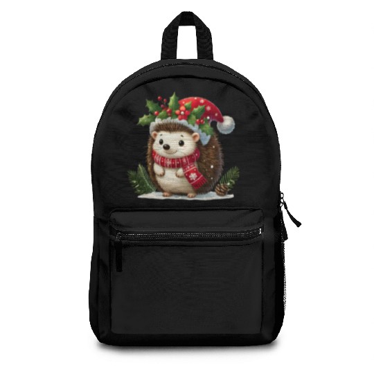 Christmas Merry Christmas For Gift Hedgehog Backpacks