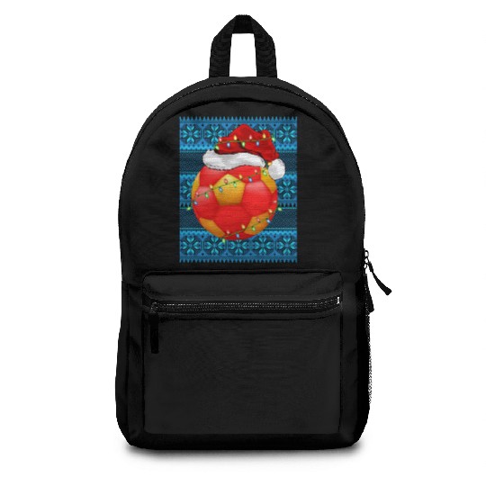 Handball Christmas Lights Backpacks