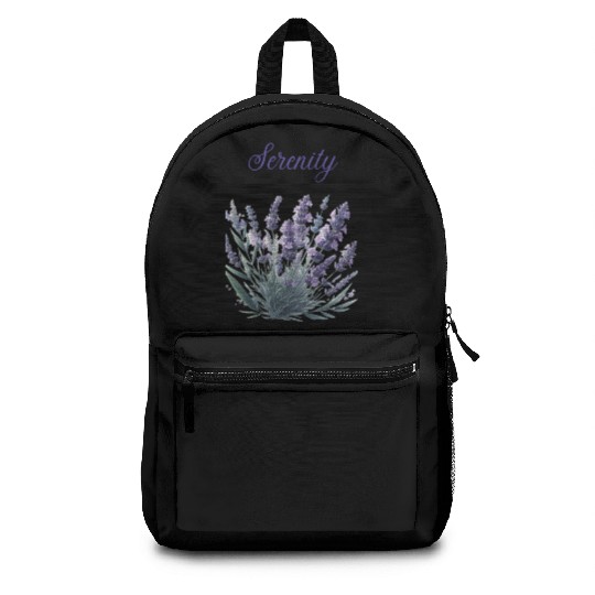 Lavender Serenity: A Symbol of Peace Backpacks