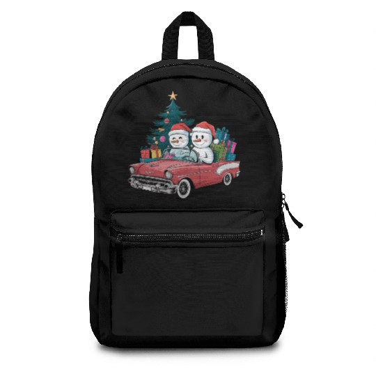 Merry Christmas , Christmas tree retro Backpacks