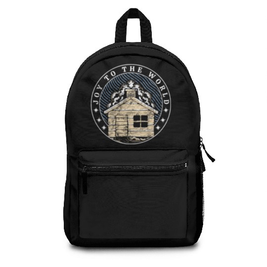 Joy to the World design Backpacks
