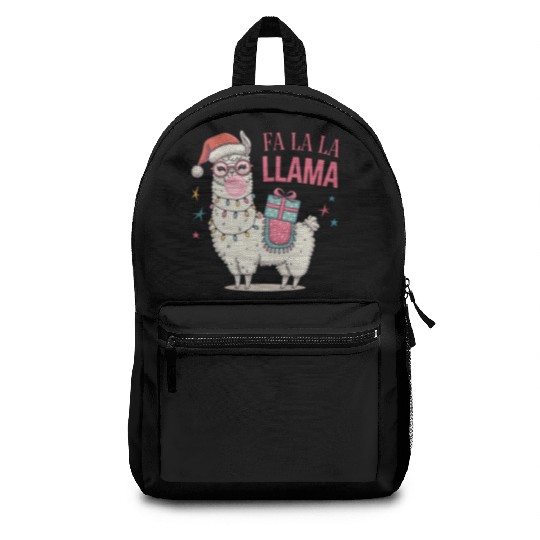 Christmas Llamas, Fa La La Llama Backpacks