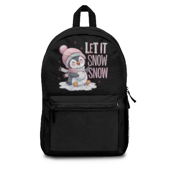 Let It Snow Snow, Christmas Snowman Backpacks