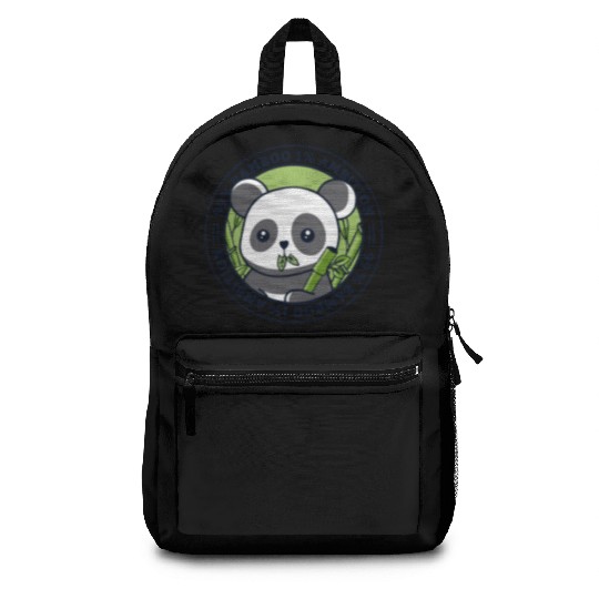 99% Bamboo 1% Ambition Panda Bear Friend Lover Backpacks