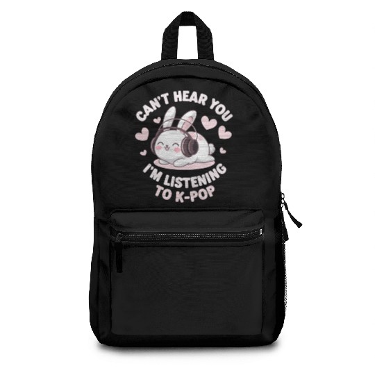 Can't Hear You K-Pop Bunny Backpacks