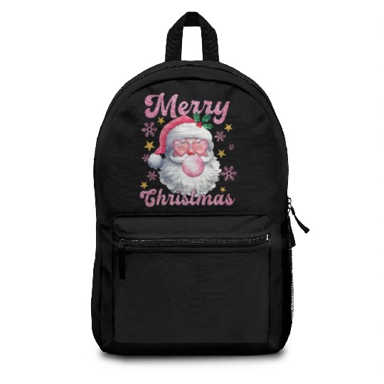 Merry Christmas, Christmas Vingtage, Preppy Santa Backpacks