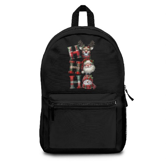 Ho Ho Ho, Merry Christmas Backpacks