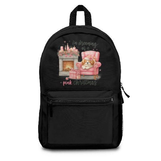 I m Dreaming Of A Pink Christmas Backpacks